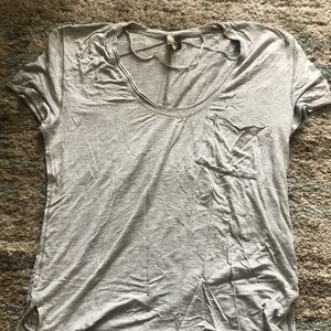 Free people FP loose gray t shirt